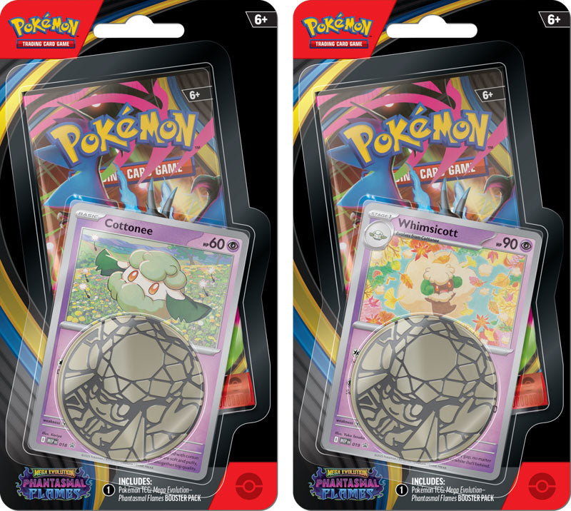 Pokémon TCG: Mega Evolution: Phantasmal Flames: 1 Booster Blister (Select Variant)