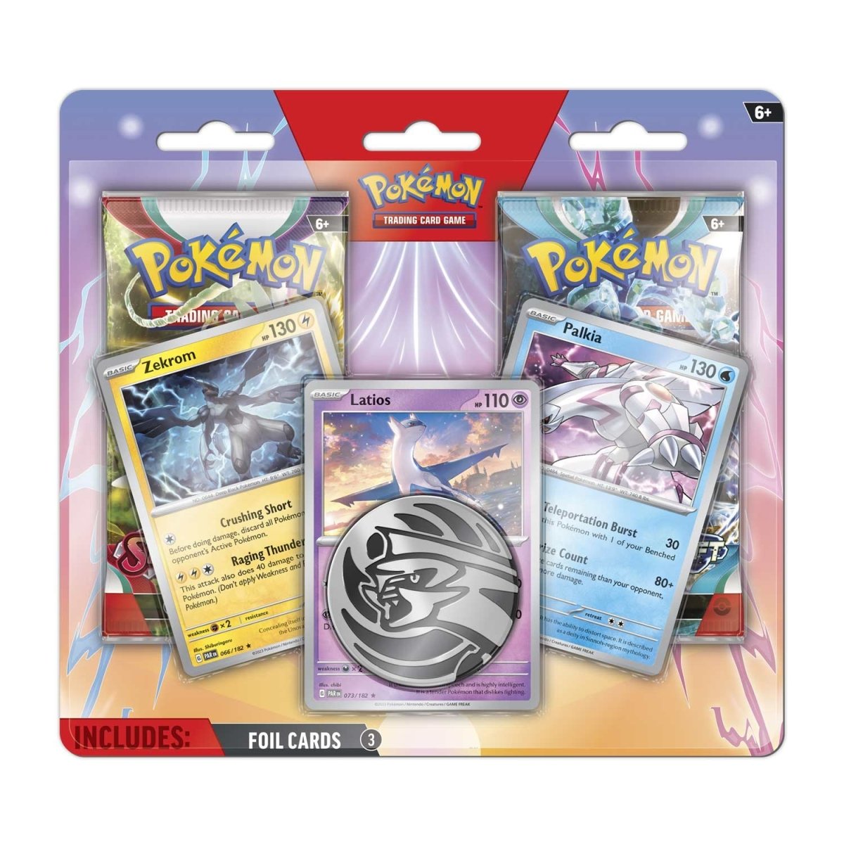 Pokémon TCG: Destined Rivals & Journey Together: Enhanced 2-Pack Blister – Latios, Zekrom & Palkia