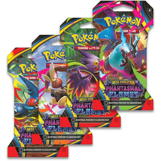 Pokémon TCG: Mega Evolution: Phantasmal Flames: Sleeved Booster Pack
