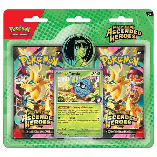 Pokémon TCG: Mega Evolution 2.5: Ascended Heroes: 2-Booster Blister (Erika)